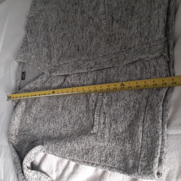 Haband Mens Light Heather Grey Dad/Grampa Button Down Sweater Sz L - Picture 11 of 11